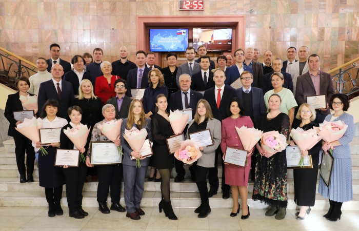 Награждение лауреатов областного конкурса в сфере науки и техники